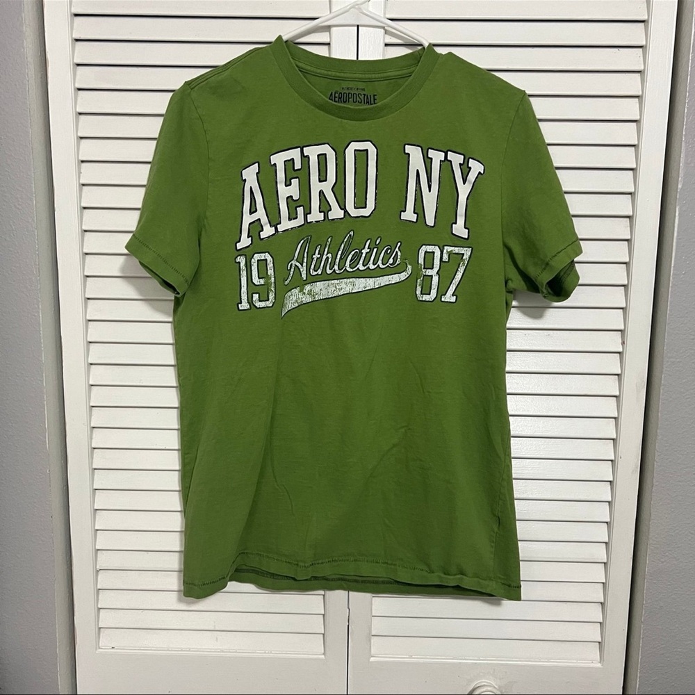 Aeropostale green tee shirt short sleeve